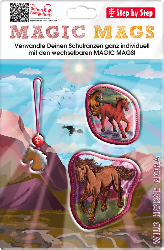 Step by Step Magic Mags Zubehörset – 3-teilig – Wild Horse Nora – für Cloud, Space, 2in1 Plus und andere