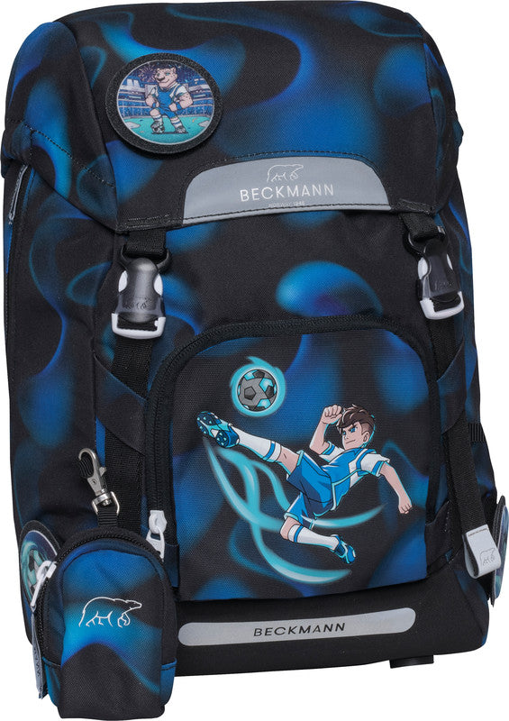 Beckmann Schulrucksack – Magic League – 24,0 × 37,0 × 25,0 cm – aus 100% recyceltem PET