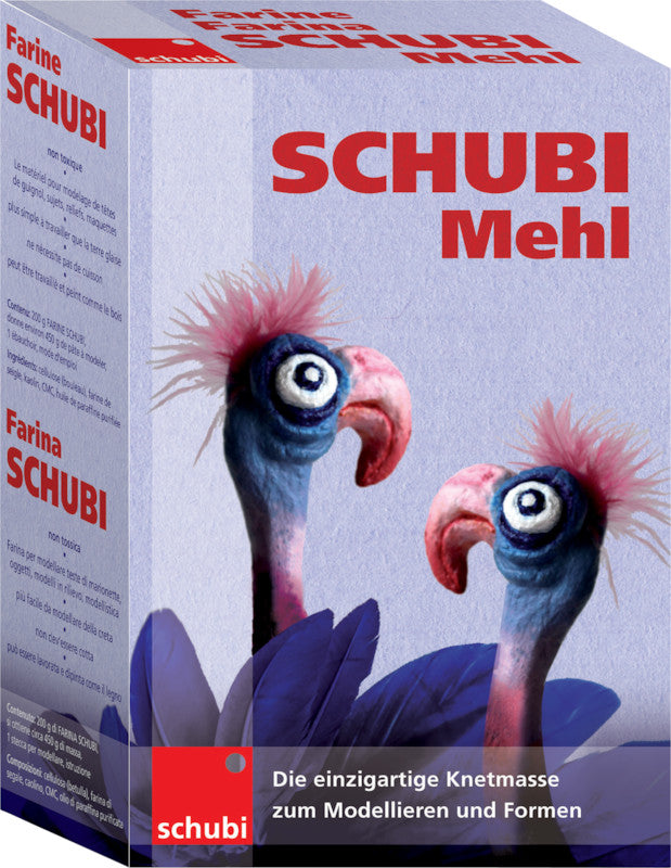Schubi Modelliermehl – Weiss – 800 g – für Basteln