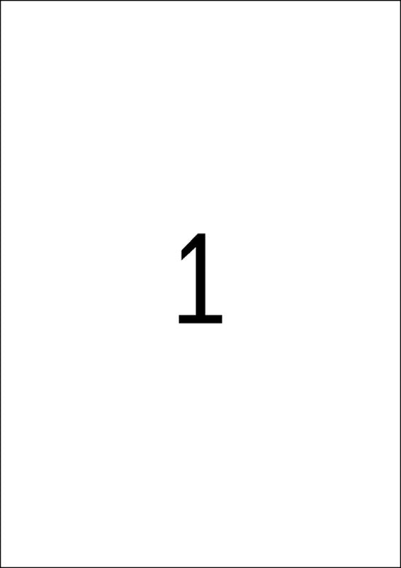 HERMA Typenschild-Etiketten, 210 mm × 297 mm, silber, Folie, permanent, 25 Blatt