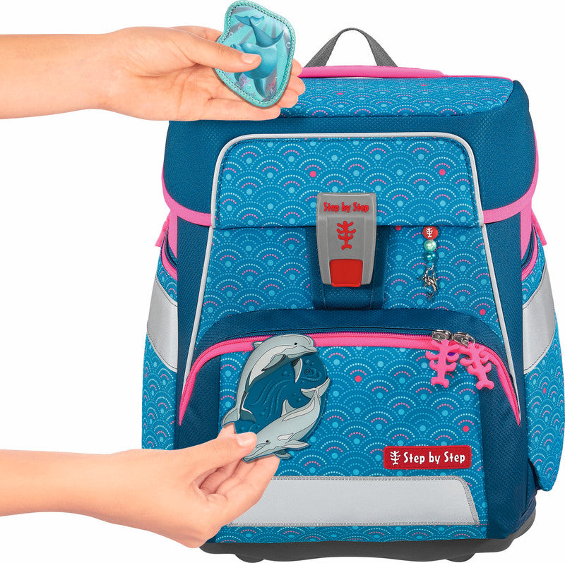 Step by Step Schulrucksack-Set Space – 5-teilig – Dolphin Pippa