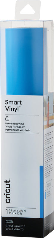 Cricut Matte Vinylfolie, selbstklebend – Blau – 33 × 366 cm – für CRICUT Schneideplotter Maker 3 und Explore 3