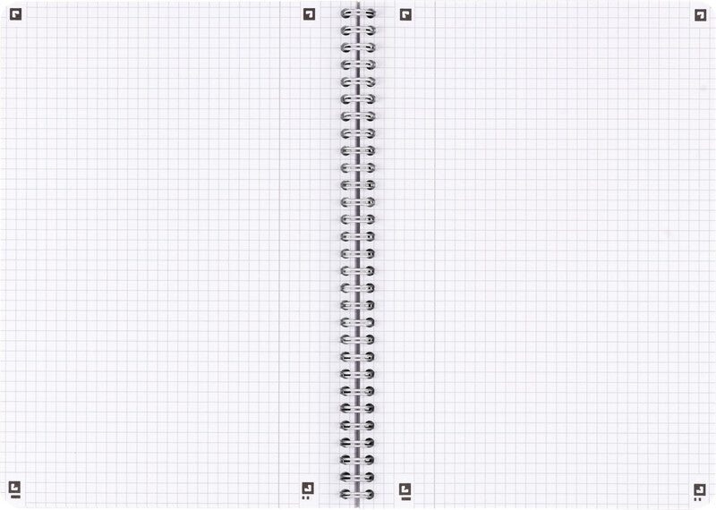 Elba Collegeblock – 176 × 250 mm – abgerundete Ecken, kompatibel mit SCRIBZEE App, blau/rosa, EU Ecolabel
