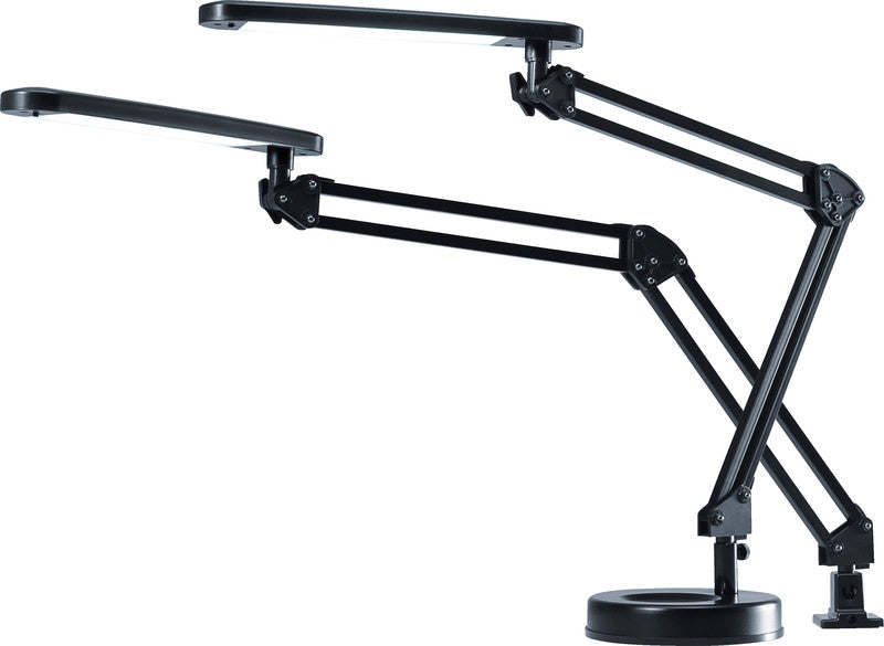Hansa LED-Tischleuchte – Klemmfuss, drehbar & neigbar – 5000 K – 394 lm 7 W – schwarz