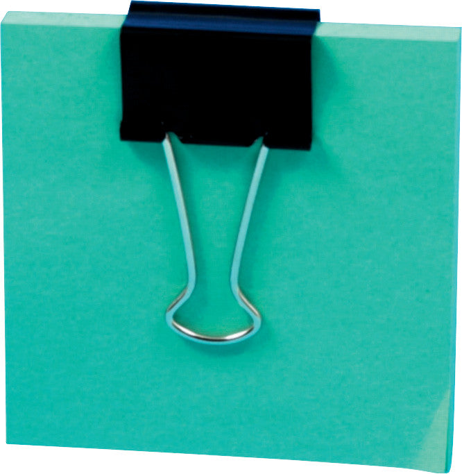 Q-CONNECT Büroklammern – Foldback-Clips – 32 × 13,8 mm – Metall – Schwarz – 10 Stück