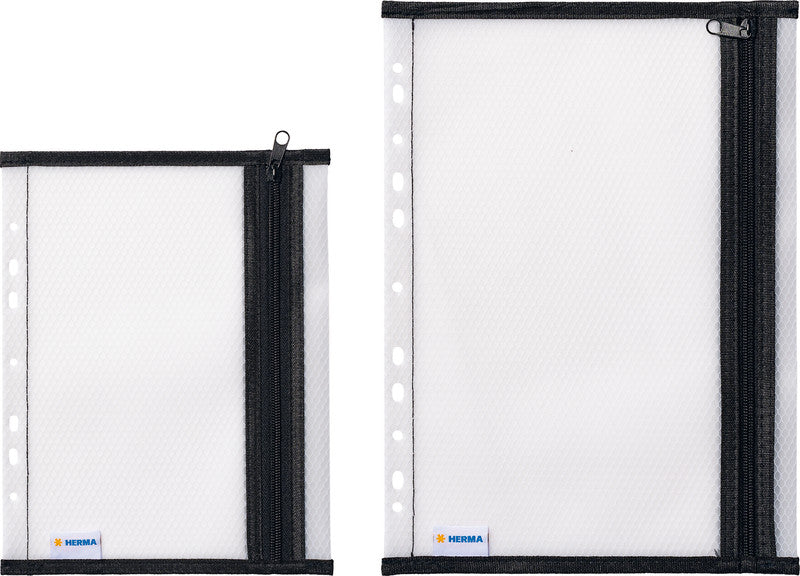 HERMA Sichtmappe A5 – transparent, Kunststoff, glänzend, 180 µm