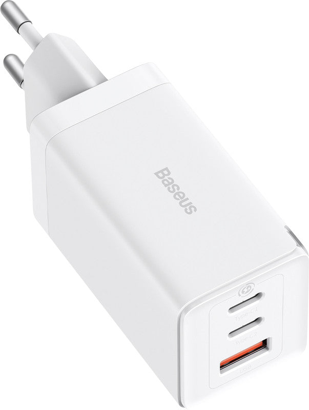Baseus GaN 5 Pro Ladegerät – 65 W, 2× USB-C + 1× USB-A, PD 3.0
