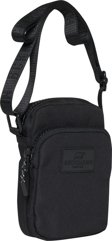 Beckmann Umhängetasche – Motiv Black Bold, 11 × 17 × 5 cm, Polyester (PES)