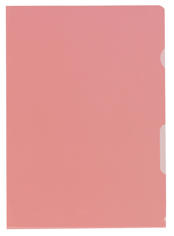 Kolma Sichtmappe A4 – Rot, Kunststoff, Glänzend, 130 µm, 10er-Pack, 100% Rezyklierbar