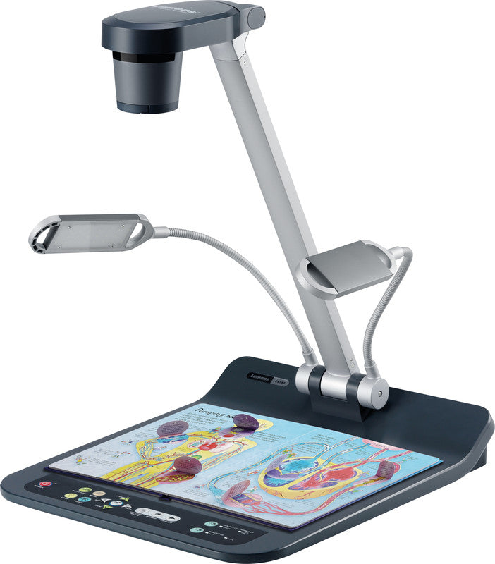 Lumens PS752 – Visualizer (Dokumentenkamera) – Full HD, 20× optischer Zoom, HDMI, USB 2.0, integriertes Mikrofon