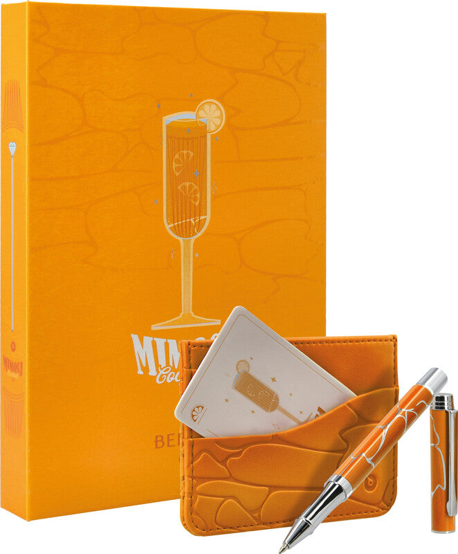 Belius Kugelschreiber – Orange, Aluminium