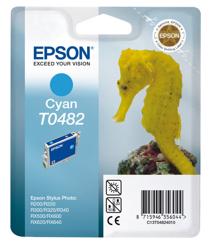 Epson Tintenpatrone T0482, Cyan