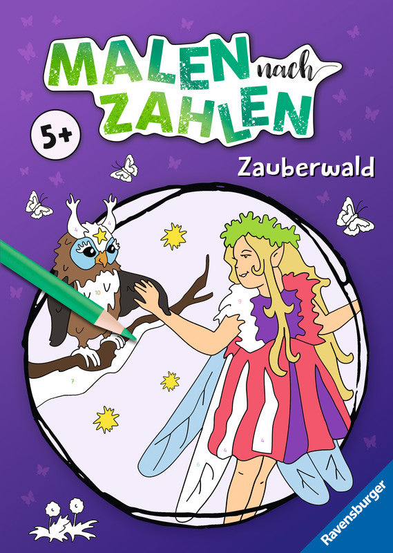 Ravensburger Zauberwald Malbuch, Karton, 21 × 29,5 cm, Mehrfarbig, ab 5 Jahren