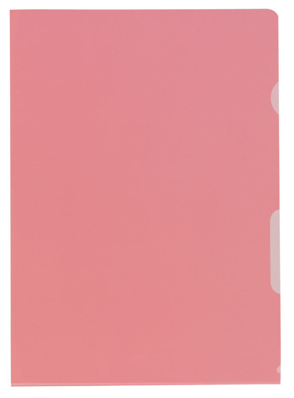 Kolma Sichtmappe A4 – Rot, Kunststoff, Glänzend, 130 µm, 100er-Pack