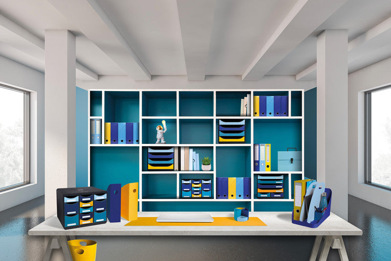 Exacompta Schubladenelement Big-Box Multi Bee Blue – 355 × 270 × 271 mm