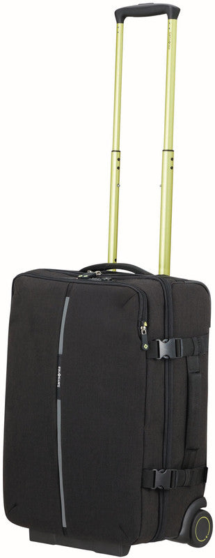 Samsonite Rolling-Duffel Handgepäck – 39 l, Weichschale, 2 Rollen, mit TSA, Black Steel, 36 × 57 × 24 cm