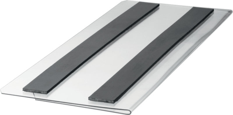 Durable Magnetleiste – 210 × 74 mm, transparent, wiederverwendbar, 10er-Pack