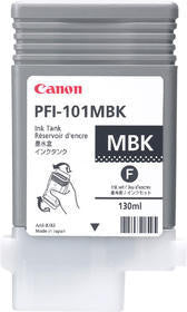 Canon Tintenpatrone PFI101MBK, schwarz, ca. 130 ml, original – für Canon-Drucker