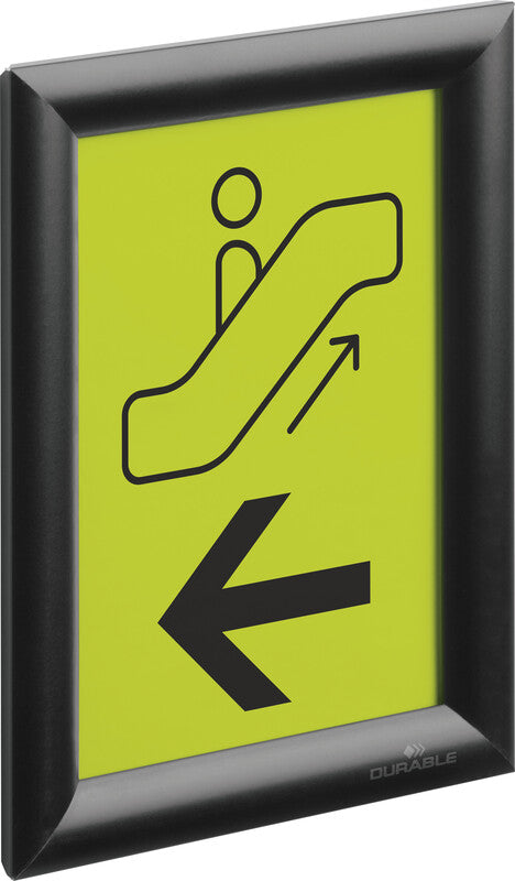 Durable Plakatrahmen 479501 – 179 × 240 mm, schwarz, für A5