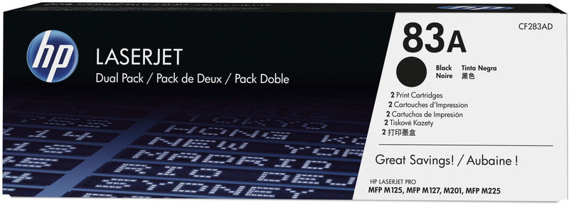 HP Toner-Multipack 83A – Schwarz, 1500 Seiten
