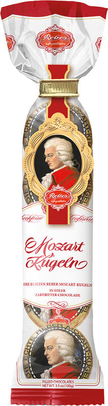 Reber Mozart-Kugeln Pralinés – Pistazie, Dunkel, Milch, Beutel, 5 × 20 g (100 g)