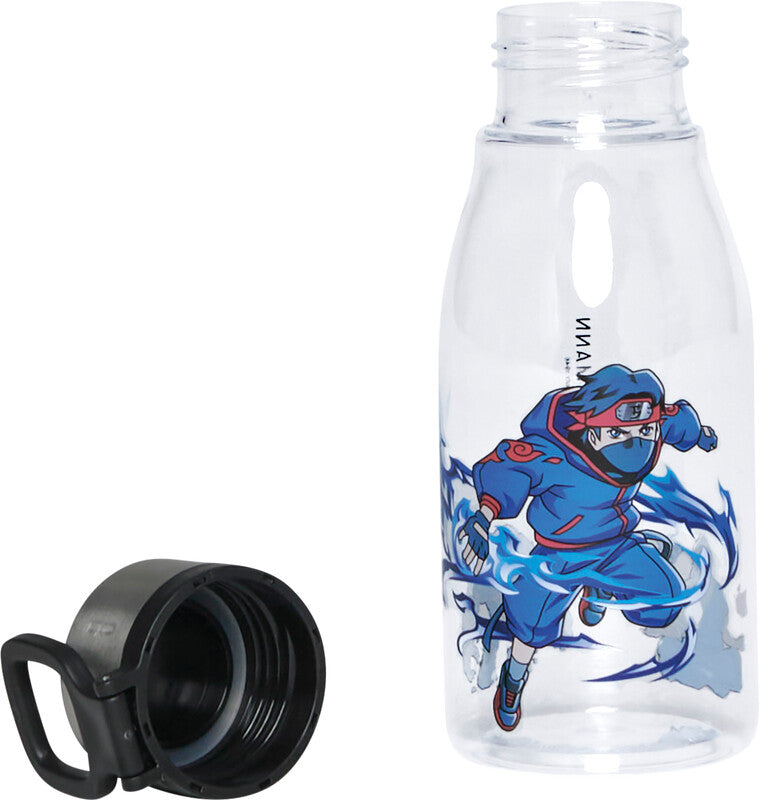 Beckmann Trinkflasche Classic – 4 dl – Kunststoff, Schraubverschluss, auslaufsicher – Ninja Elements