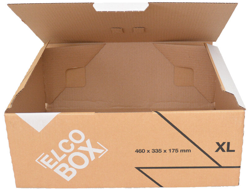 Elco Versandkarton, Braun – 460 × 335 × 175 mm
