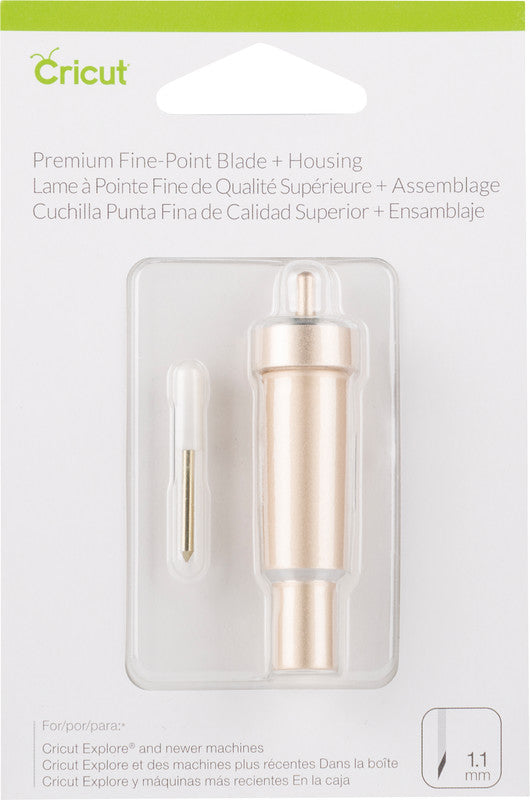 Cricut Ersatzklinge Fine-Point Premium – für Maker- & Explore-Serien, mit Halter, 1 Stück