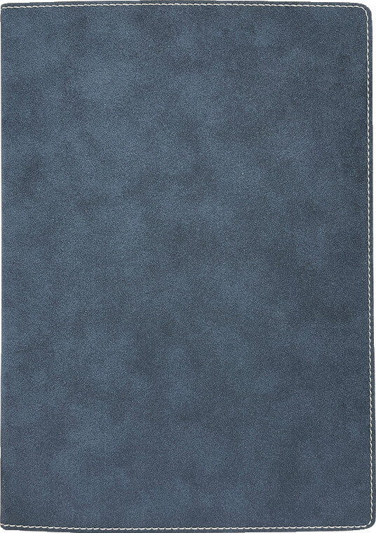 Denkzettel Notizbuch, 170 × 240 mm, kariert, gebunden, Hardcover, 192 Seiten, perforiert – dunkelblau