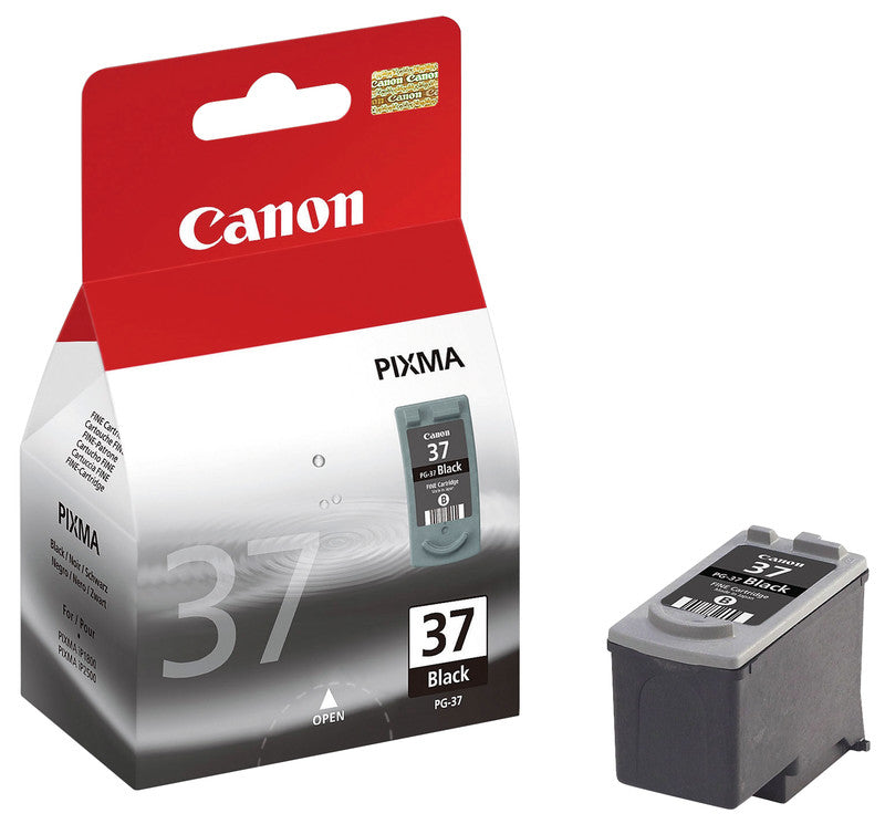 Canon Tintenpatrone PG-37, Schwarz, 219 Seiten – für Tintenstrahldrucker/Multifunktionsgeräte