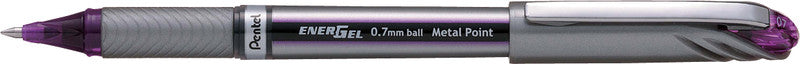 Pentel EnerGel Plus Gelschreiber – Violett, 0,7 mm, Kappe