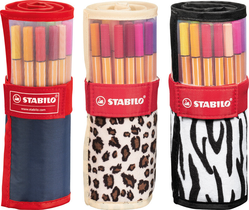 STABILO point 88 Fineliner Set – 25 Stk., 0,4 mm, 25 Farben, sortiert