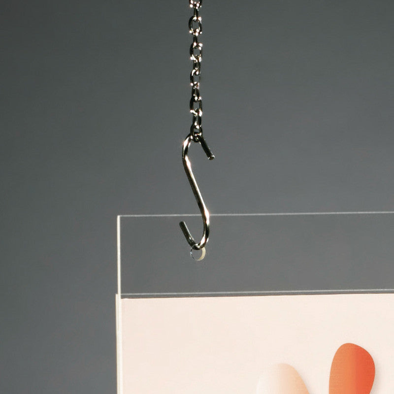 Sigel Plakattasche – 210 × 327 mm, transparent, UV-beständig, für A4 hoch