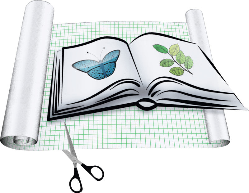 Dufco Klebefolie – glänzend, permanent, transparent – 30,0 × 2500,0 cm