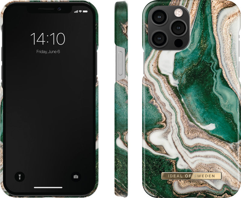 Ideal of Sweden – Backcover – für Apple iPhone 12/12 Pro – Golden Jade Marmor