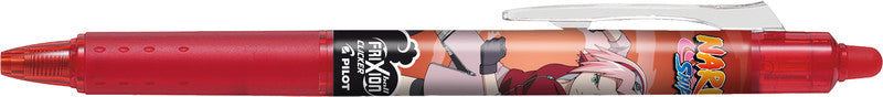 Pilot FriXion Ball Clicker Naruto Shippuden – radierbarer Tintenroller, 0,7 mm, rot