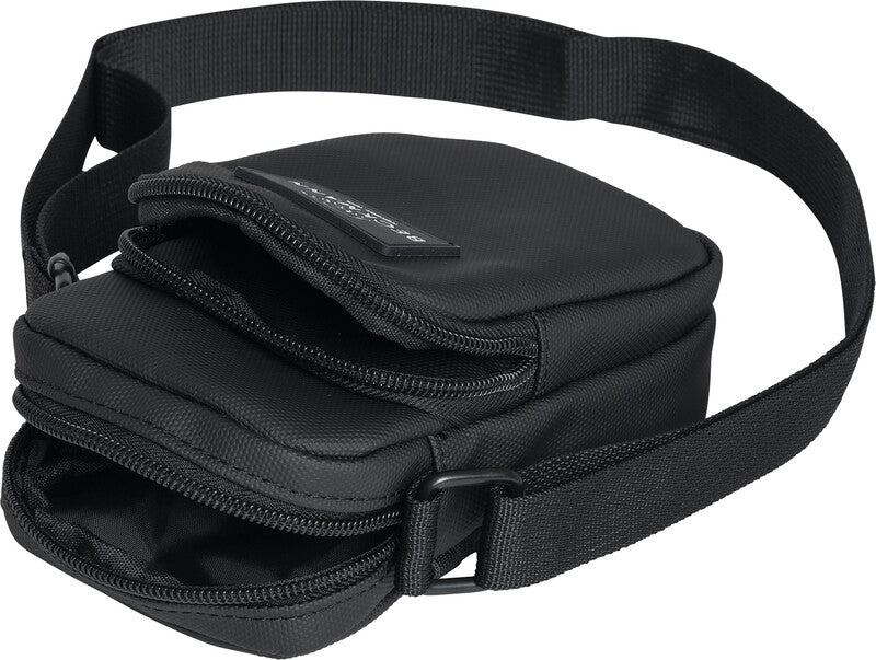 Beckmann Umhängetasche – Motiv Black Coated, 11 × 17 × 5 cm, Polyester (PES)