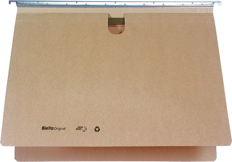 Biella Hängeordner für A4 – Karton, Braun, 320 × 260 mm