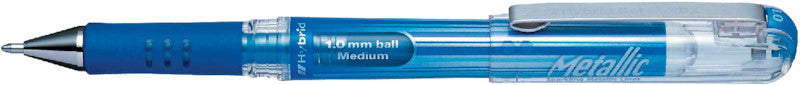 Pentel Hybrid Gel Grip DX Gelschreiber 4er Etui – 4 Farben, 1 mm, wasserfest, lichtbeständig, Kappe