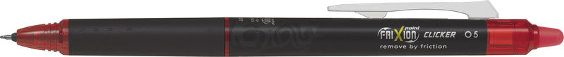 Pilot FriXion Point Clicker Gelschreiber – 8 Farben, 0,5 mm, radierbar, Druckmechanik, nachfüllbar