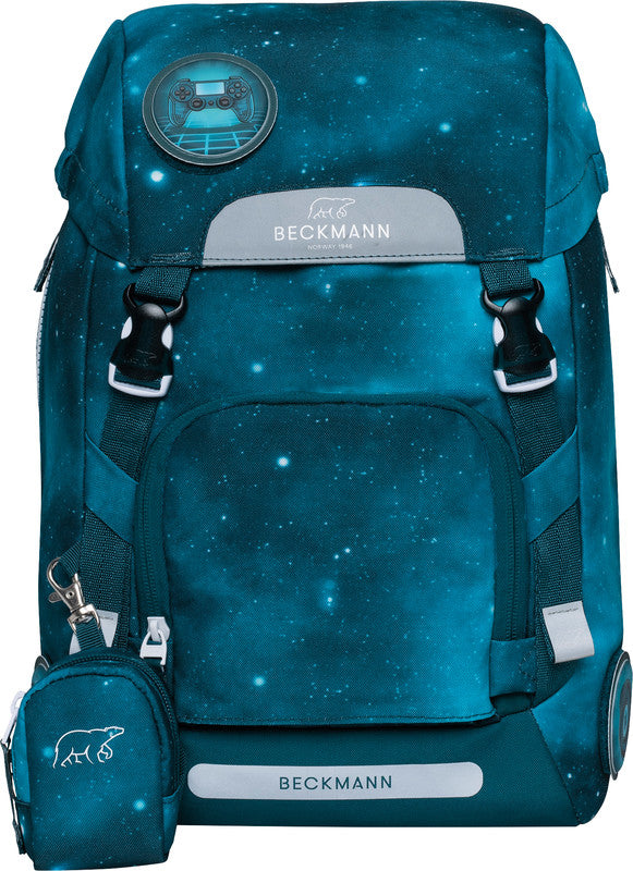 Beckmann Classic Schulrucksack 1st – 6-teilig – Ninja Master – mit Leuchteffekt