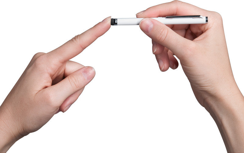 Hama Easy Eingabestift – Aluminium, weiss