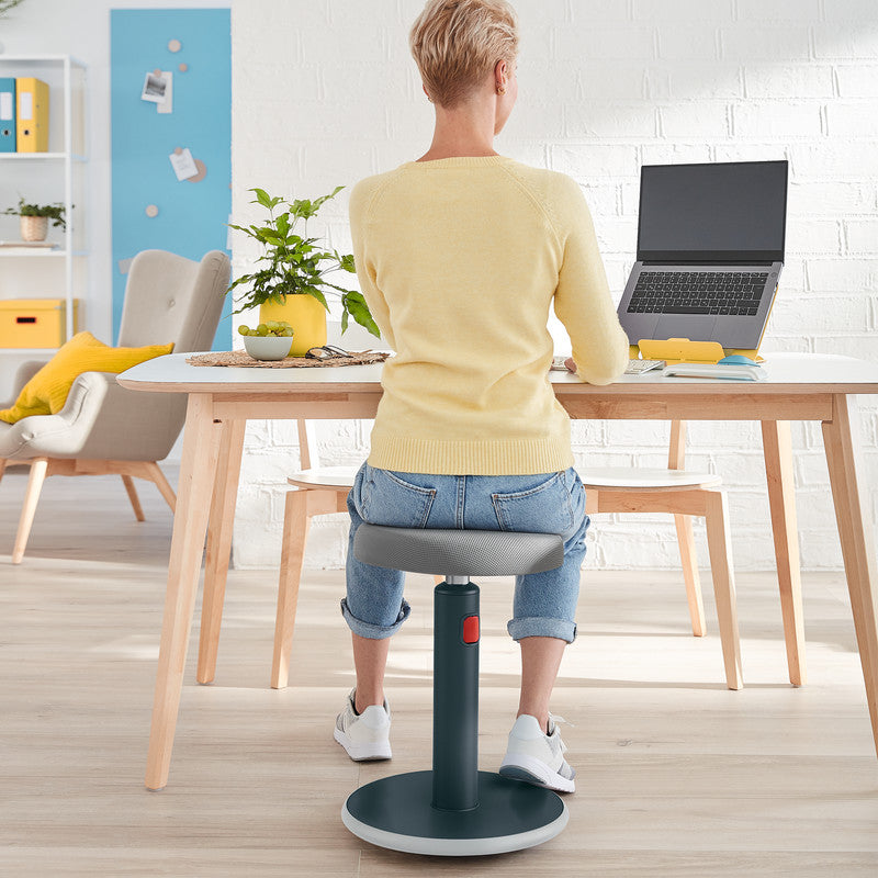 Leitz Hocker Ergo Cosy Active – Sitzhöhe 46–79 cm, 110 kg, grau