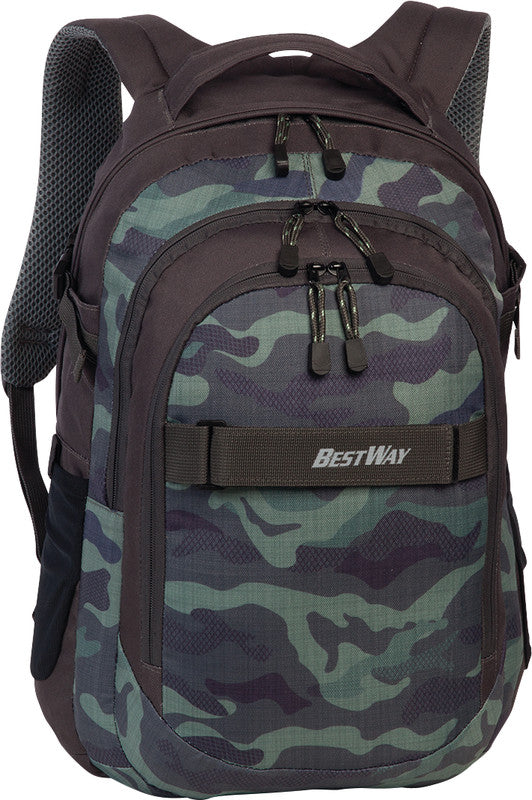 Bestway Evolution Air – Notebook-Rucksack – für 15"-Notebook, 22 l, Kunststoff, Olivgrün/Khaki, Camo