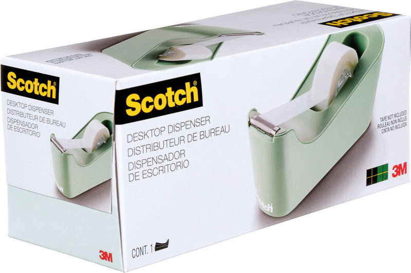 Scotch Tischabroller C18 – für Rollenbreite bis 19 mm, für Bandlänge bis 33 m, für Kern 1", Metallmesser