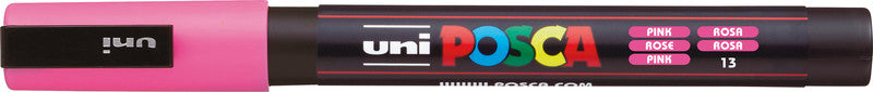 Uni-Ball Kreidemarker – Rund, 0,9–1,3 mm – Rosa