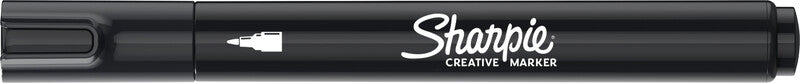 Sharpie Acrylmarker Creative – Rundspitze 2,5 mm – Schwarz/Weiss – 2er-Set – Für dunkles Papier geeignet