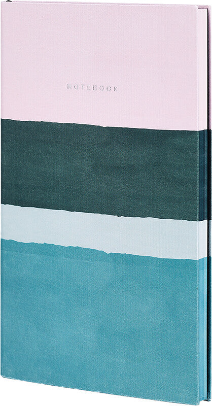Castelli Notizbuch, 190 × 250 mm, liniert, Leimbindung, Softcover, 192 Seiten – mehrfarbig