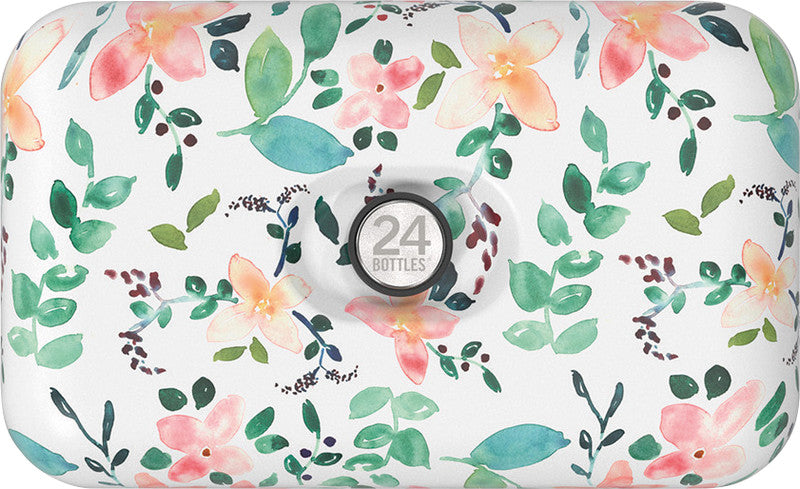 24Bottles Lunchbox Little Buds – 0,75 l – mit Innenteiler, auslaufsicher – mehrfarbig
