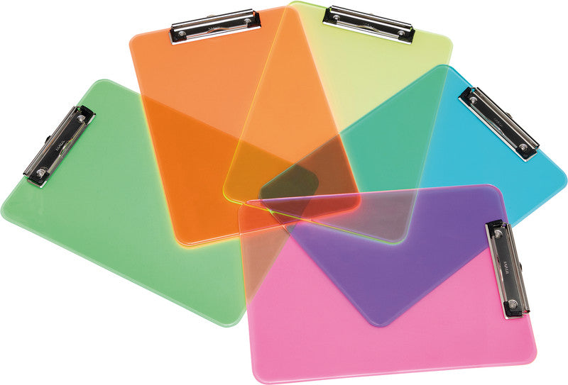 MAUL Klemmbrett A4 – Kunststoff, grün transparent
